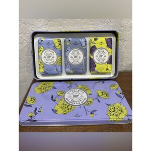 New, La Chatelaine Luxury Soap Bars (3-7oz.) Lavender, Lychee, Lemon Verbena